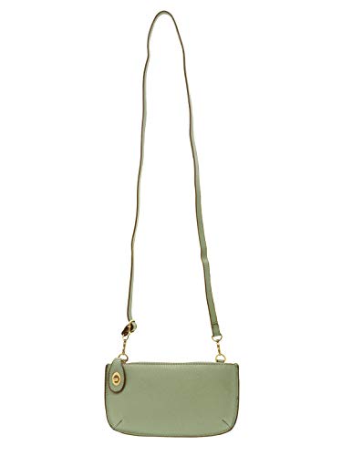 Image of Joy Susan Women's Fashion Purse Mini Crossbody Wristlet Clutch Handbag - Sage