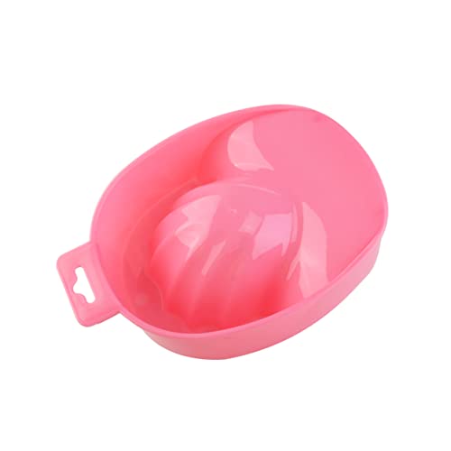 Image of Housoutil Nail Soak Bowls, 2 Pack Plastic Manicure Trays, Random Color