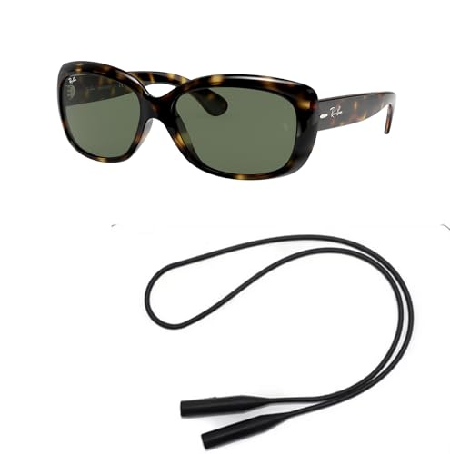 Ray-Ban RB4101 Sunglasses Bundle: RB 4101 JACKIE OHH 710 Jackie Ohh Light Havana Dark G and Universal Anti-slip Silicone Leash2