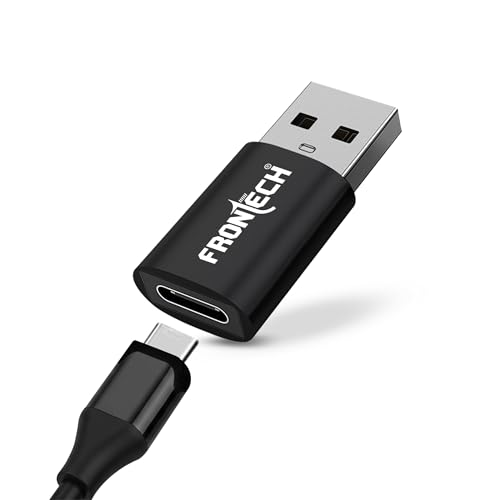 FRONTECH USB Converter Type C to USB A Converter, USB 3.0, High-Speed Data Transfer, Backward Compatibility, Plug and Play, Backed with 1 Year Warranty (NC-0045)