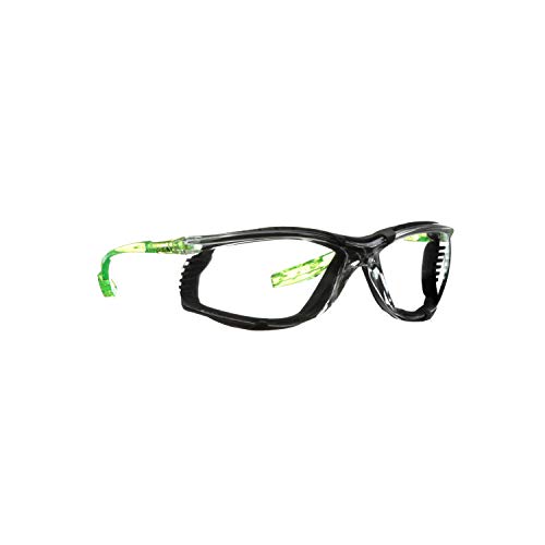 3M Solus CCS Series, SCCS01SGAF-GRN-F,  Scotchgard Anti-Fog Coating, Clear AF-AS Lens, Foam Gasket