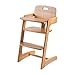 Roba krzesło piętrowe 'Kid Up', wysokie krzesło dziecięce z litego drewna, naturalne, rosnące wraz z dzieckiem i niemowlętami