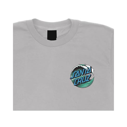 SANTA CRUZ Wave Dot S/S Midweight T-Shirt Ash Med Youth4