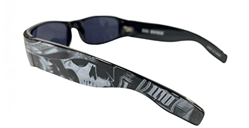Authentic Dyse One Shades Reina Pirate Queen Skull Black Sunglasses California Lowrider Locs Style2