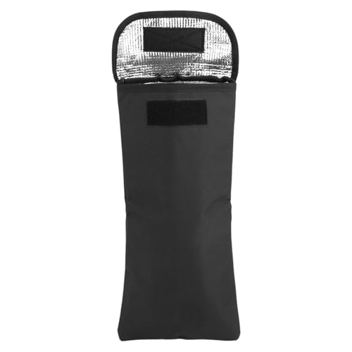 Hydration Bladder Insulated Bag, Black Oxford Cloth Water Bottle Cooler Bag 2L Insulation Sleeve Cover Protector Keep Water Cold for Hiking Accessories (No Bladder Included)