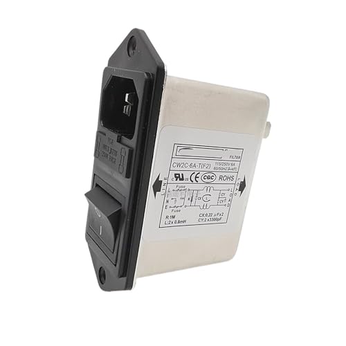 Toma de interruptor de doble seguro CW2C-6A-T para proteger ordenadores de interferencias