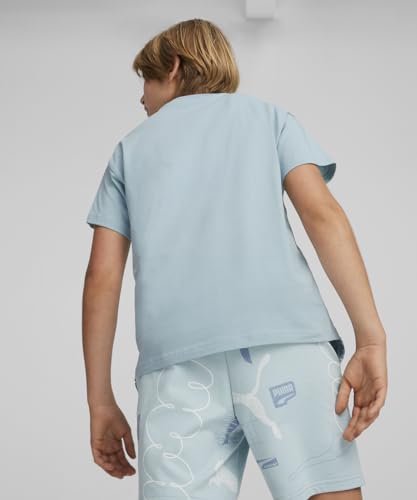 Image of Puma Boy's Solid Relaxed Fit T-Shirt