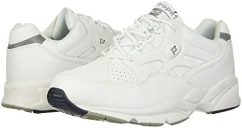 Propét Men's Stability Walker Walking Sneakers Medicare Approved Shoes, White, 10 Narrow | Image 6