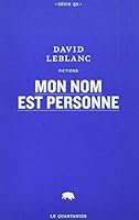 Mon nom est Personne 2923400585 Book Cover