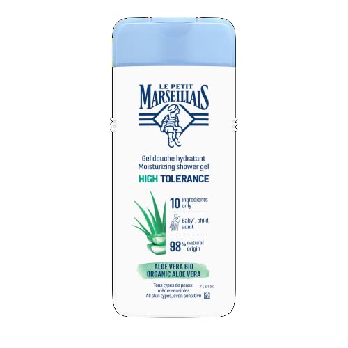 Le Petit Marseillais feuchtigkeitsspendendes Duschgel mit hoher Verträglichkeit, Bio Aloe Vera, 400ml Cover