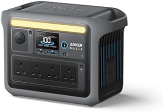 Anker SOLIX C1000 Portable Power Station, 1800W (Peak 2400W) Solar Generator, Full Charge in 58 Min, 1056wh LiFePO4 Battery for Home Backup, Power Outages, and Outdoor Camping (Optional Solar Panel)