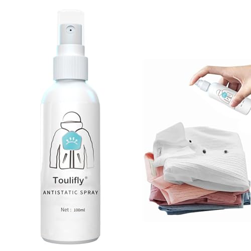Toulifly Antistatisches Spray für Stoffe, 100 ml