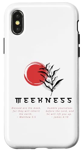 True Confidence The Way of Meekness & Humility Tapis 5 James 4 Coque pour iPhone X/XS
