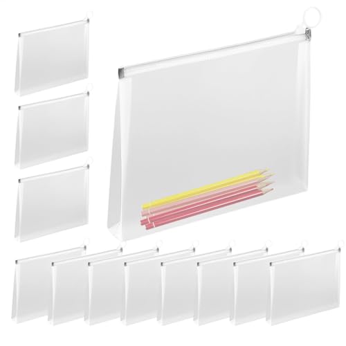 Pochettes de rangement étanches et robustes pour documents scolaires A4