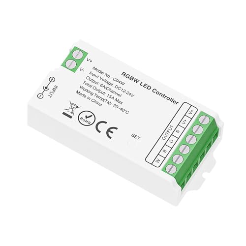 Contrôleur LED RGBW C04W pour régler la couleur de vos rubans 12V