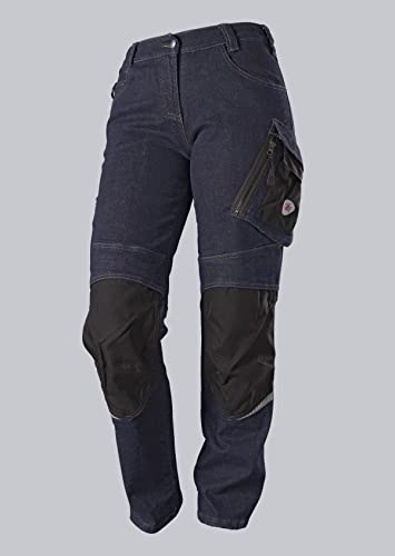 BP 1973-031-0004-34/32 Jeans für Frauen, Schlanke Silhouette, 340,00 g/m² Baumwolle mit Stretch, tiefblau, Stein, 34/32