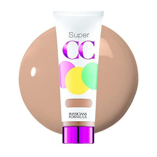 Physicians Formula Super CC Color-Correction + Care CC Cream, Light/Medium 1.2 Ounces, SPF 30