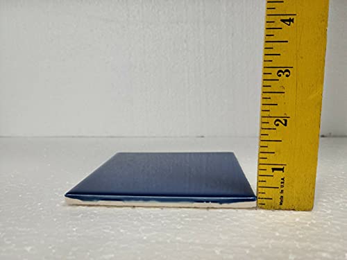 Daltile Colonial Blue 4 In Ceramic Tile 4.25 Inch 4X4 Subway Squares Classic Color 364 Shower Bathroom Kitchen Backsplash Box 10Pc #TOP4