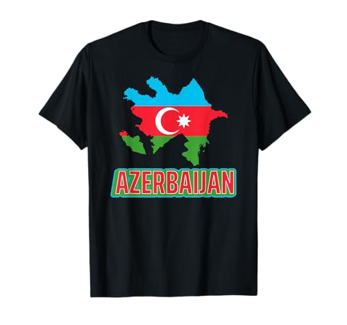 Drapeau azerbaïdjanais de l'Azerbaïdjan pour hommes, femmes, enfants T-Shirt