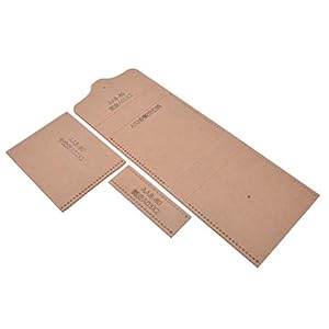 Qinlorgo Lafeyesp Geldbörsen-Vorlage Lederhandwerk