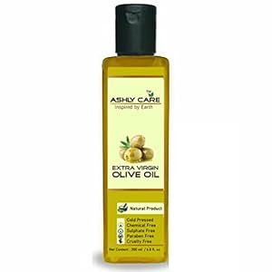 Ashly Care - Extra Virgin Olive Oil, 120ML | Hair & Skin | Cold Pressed | 100% Pure and Natural (100 ml)