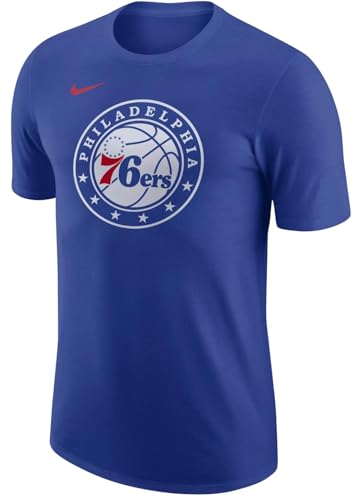 Image of Nike Men's NBA Essential Logo T-Shirt, Blue, XL