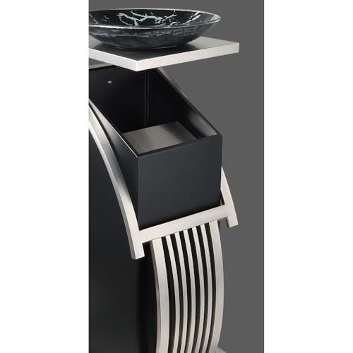Corbeilles à déchets de luxe en acier brossé pour KTV - 3