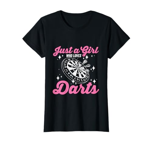 Funny Dart Lover Ladies Graphic Women Girls Darts Player T-Shirt
