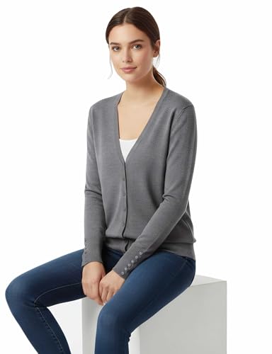 Image of Allsense Women's Long-Sleeve V-Neck Cardigan Sweater | Button Down, Lightweight Soft Knit