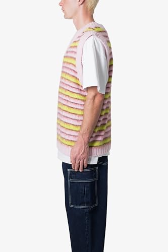 mnml Men's Striped Mohair Sweater Vest2