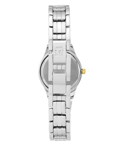 Elegant Anne Klein Two-Tone Women's Dress Watch with Adjustable Bracelet and Japanese Quartz Movement - Image 3