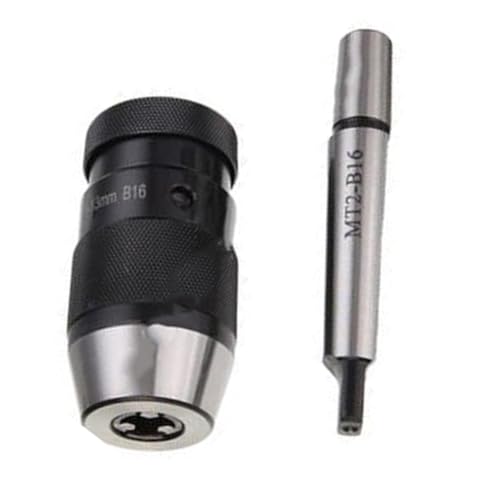 Portabrocas sin llave B16 de 1-16mm con adaptador de eje MT2 para taladro 2