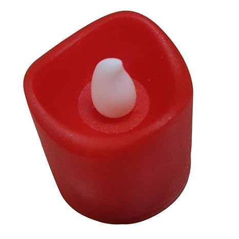 Smokeless Candles Led Light Diya Color Changing Tea Lights Candle Battery Operated Flameless Flickering Outdoor Use Candle Flame Less Operated Diwali Gift (Set of 5 Pcs)-image-9