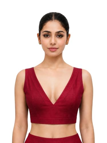 Image of Thevasa Women's Divine Depth Sleeveless Blouse