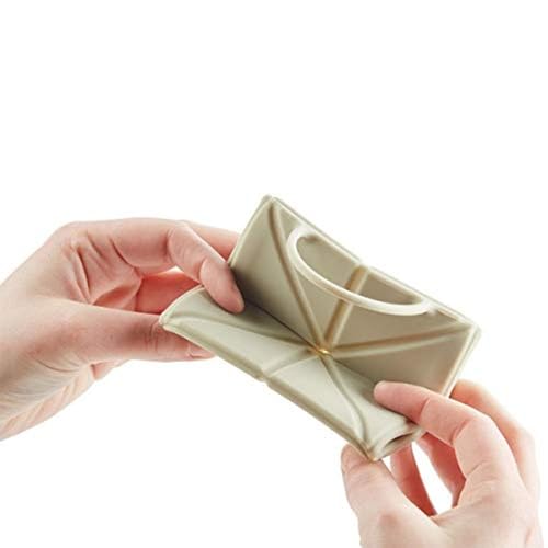 HUNTER LIST Silikon Falt-Reisenapf, 15 x 12 x 5 cm, beige