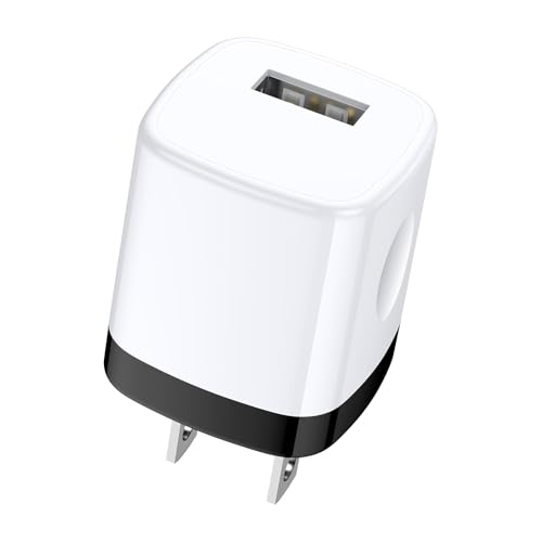 Hootek USB コンセント 1ポート USB充電器 小型 5V1A ACアダプター 軽量/PSE認証 USB電源アダプタ iPhone 充電器 アイフォン アンドロイド 充電器 スマホ充電器 携帯充電器 AC充電器 iPhone11/11Pro/11Pro Max/X/Xs/Xr/8/8plus/iPad、Galaxy、HuaWei、などiphone&Android各種対応(ホワイト)のサムネイル