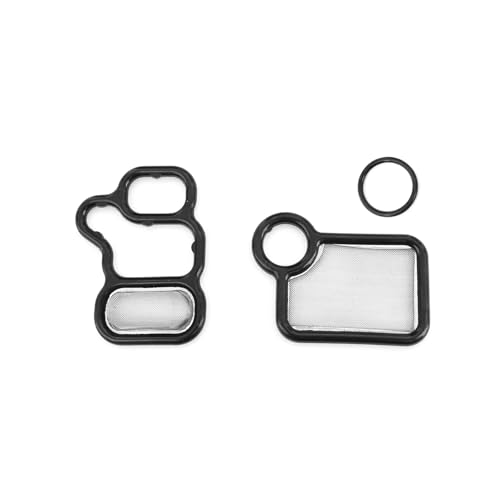 Image of Solenoid Gasket Valve Cover Set Compatible with 2002-2012 Honda Civic Accord CR-V Element Fit, Acura RSX TSX, Olenoid Valve Replacement Parts Replacement for 15845-RAA-A01 15815-RAA-A02 91319-PAA-A01