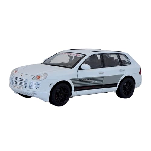 Modelos A Escala 1:18 para Porsche Cayenne Modelo Coche De Aleación Modelos De Simulación De Juguete Adornos De Entrada Blancos Modelo De Metal Fundidos A Presión