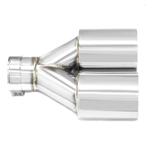 Tubo de escape doble plano brillante: adiós a la cola oxidada de tu coche 4