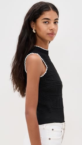 Madewell Women's Mixed Stitch Sleeveless Sweater4