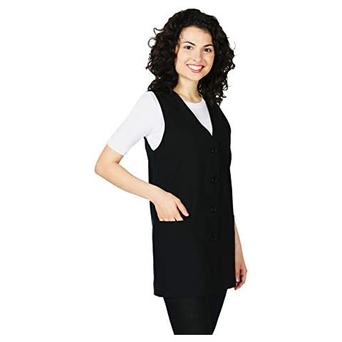 Smockers Ronny Professional Salon Vest, Stylist Vest, Cosmetology Uniform. Bleach Proof Cover