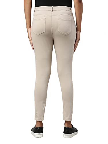 Image of GO COLORS Soft Cotton Blend Printed Jeggings Ankle Length for Women| Breathable, Mid Rise