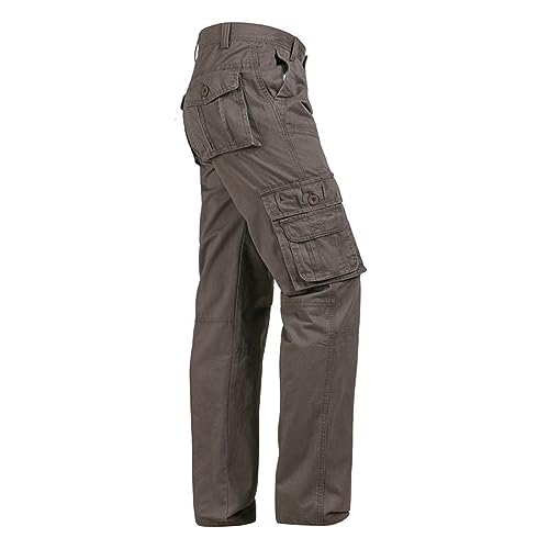 Mens Cargo Pants Casual Lightweight Outdoor Hiking Tactical Pants Jogger Loose Straight Leg Trousers with Pockets3