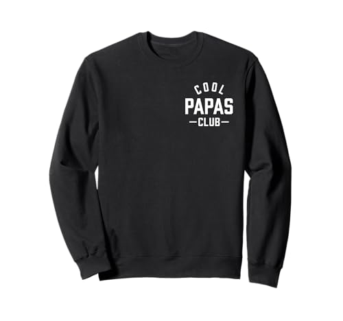 Pocket Cool Papas Club Best Papa Ever Retro Fête des Pères Sweatshirt
