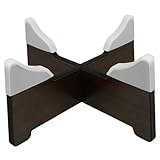 BESTonZON Hand Pan Drum Rack Wooden Stand for Tongue Drums Non- Holder Silicone Pad Portable Display Stand for Percussion Instruments for Practice and Performance