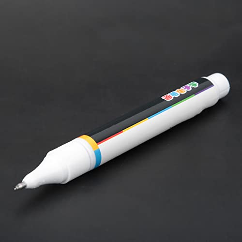 Image of Conductive Ink Pen Electric Paint Pen Fast Drawing Circuit Repair Tool for PCB DIY ABS Black 1 Pc Oil Based Conductive Formula for Greeting Card Electronic Projects