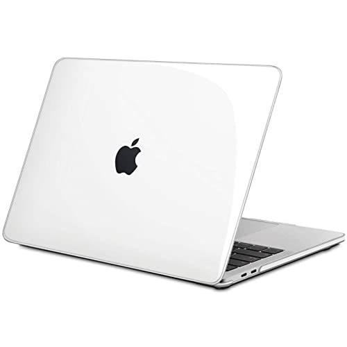 TECOOL Cover compatibile con MacBook Pro 16 Pollici 2020 2019 (A2141) con Touch Bar, Custodia Rigida Protettiva Sottile in Plastica Superficie Liscia, Cristallo Trasparente