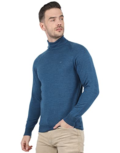 Image of Monte Carlo Men Wool High Neck Pullover Sweater