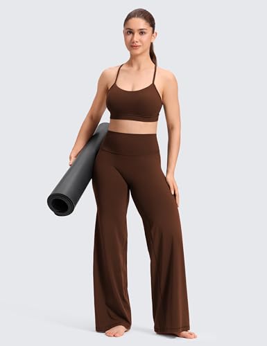 Image of CRZ YOGA Softretch Wide Leg Pants 28 inch /30 inch /32 inch | No Front Seam, Ultimate Comfort, Next to Skin, Yoga, Casual, High Waisted, for Women