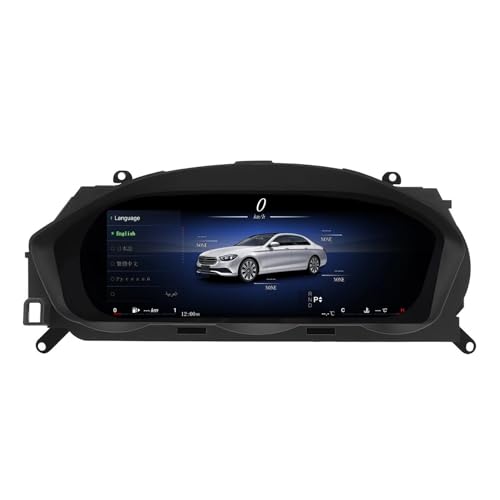 12.3インチ デジタル計器クラスター スピードメーター ベンツ Cクラス W204 NTG4.5 2011-2014 LCD ダッシュボードパネル タコメーター ODO